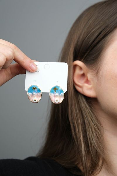 Jack Ferrero Women's Mineli Steel Earrings