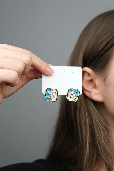 Jack Ferrero Women's Mineli Steel Earrings
