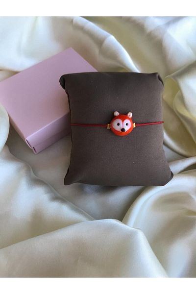 PEONY - peonyofficiall Fox Glass Murano Bracelet Red String Bracelet
