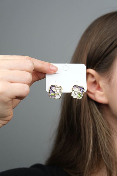 Jack Ferrero Women's Mineli Steel Earrings