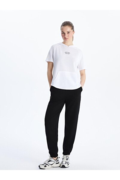 LC Waikiki Xside Active Black Elastic Waist Women's Jogger Sweatpants