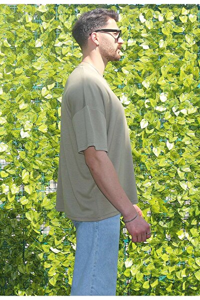 EydaMoon Υπερμεγέθη 100% βαμβακερό μοντάλ μεταξένιο ύφασμα με λαιμόκοψη που αναπνέει