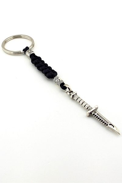 Solfera Rambo Knife Knife Shaped Outdoor Macrame Knitted Keychain Kc314