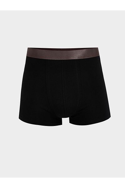 LC Waikiki Black Standard Fit Cotton Flexible Men's Boxers 3 Pcs
