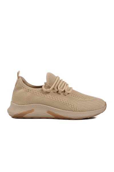 WALKWAY Μπεζ Πλεκτά Ελαφρύ Unisex Αθλητικά Παπούτσια Pına 101 G