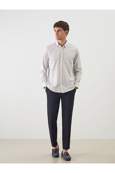 LC Waikiki Regular Fit Long Sleeve Striped Men's Shirt
