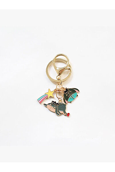 neşe palamudu Winni The Pooh-İgor Metal Charm Anahtarlık