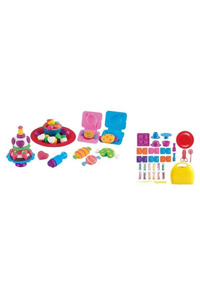 FULLJOY Colorful dough tool set in various shapes and colors
