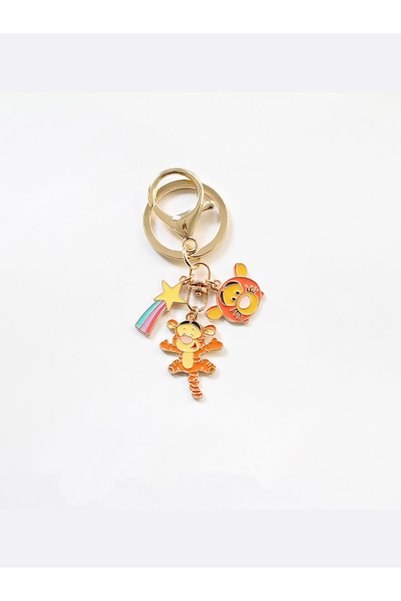 neşe palamudu Tiger Tiger Metal Charm Keychain