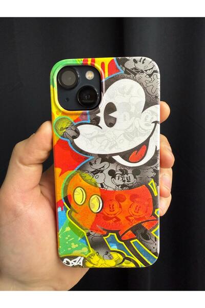 kalimera iPhone 13/14 Compatible Silicone Inside Velvet Launch Pattern Phone Case