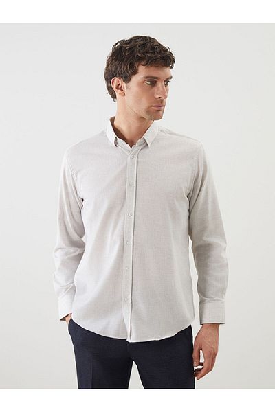 LC Waikiki Regular Fit Long Sleeve Striped Men's Shirt