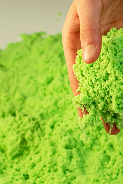 TutturX Natural Kinetic Sand 500Gr Bucket with 6 Molds as a Gift