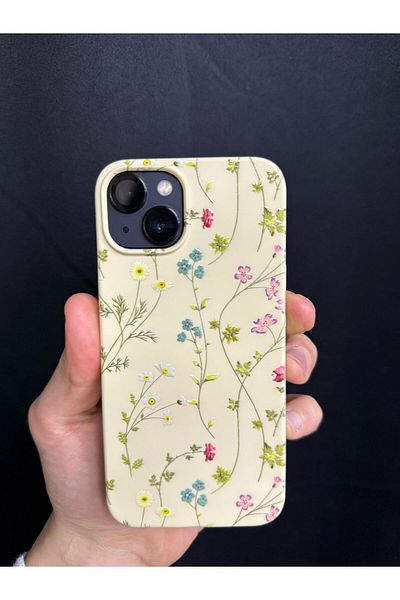 kalimera حافظة هاتف بنمط إطلاق مخملي من السيليكون المتوافق مع هاتف iPhone 13/14