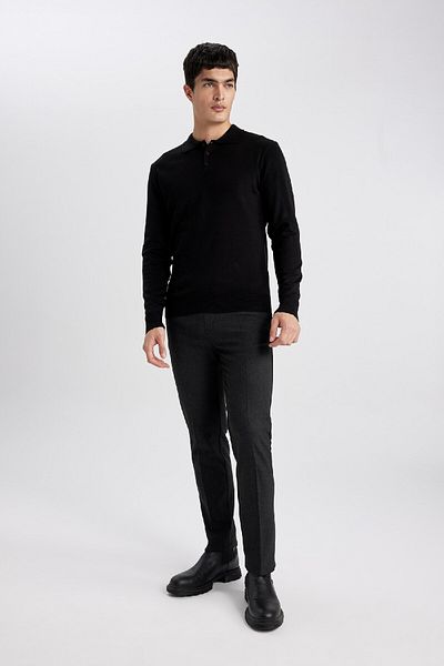 DeFacto Wool Look Straight Leg Jogger Pants with Pockets - C1474Ax23Wn