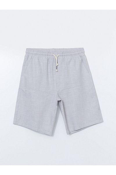LC Waikiki Gray Standard Fit Men's Pajama Bottom Shorts