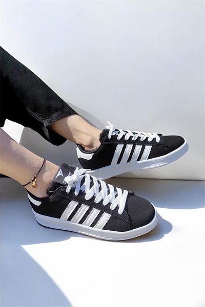 LANDSHOES Pantofi de mers sport unisex de zi cu zi cu șireturi cu talpă ortopedică