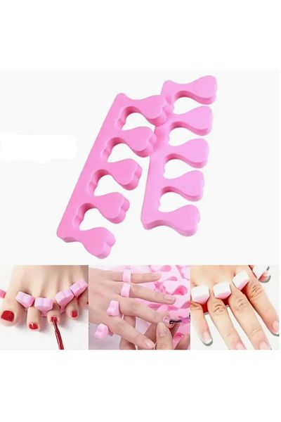 mikudesign Finger Separator Sponge Manicure Pedicure Apparatus 5 Pcs