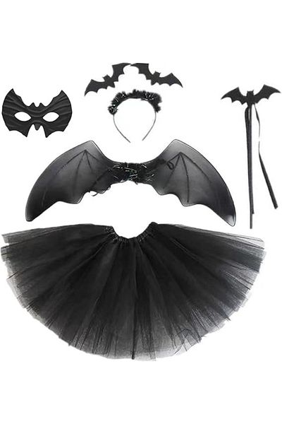 Alaiyaky Halloween costume for children Alaiyaky, textile/plastic, black 5 pieces