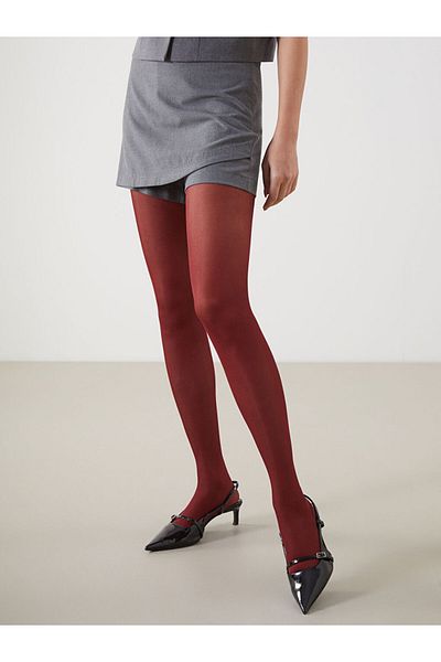 LC Waikiki Lcw Dream Claret Red 40 Denier Matte Women's Pantyhose
