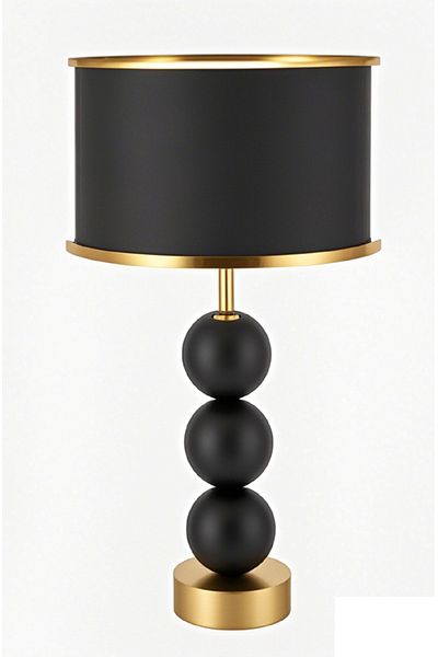 571 Store Casa Table Lampshade Metal Body Fabric Head Decorative Lamp