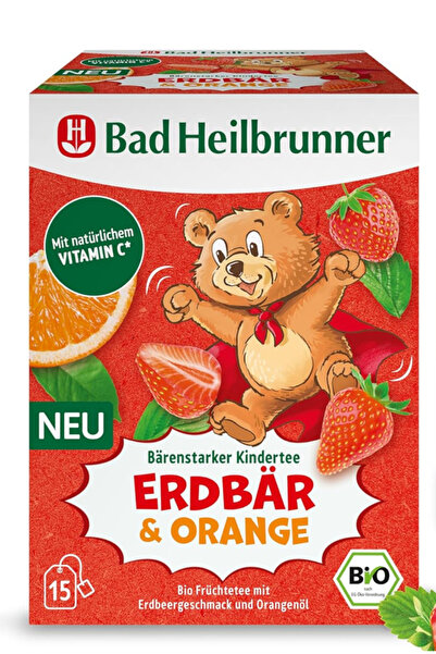 LWP Shop Bad Heilbrunner Organik Çocuk Çayı portakal ve çilek