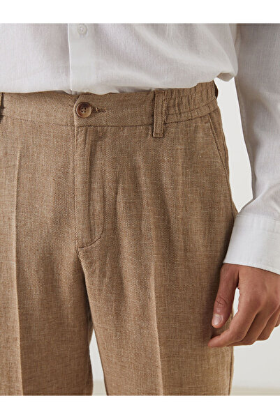 LC Waikiki SOUTHBLUE Slim Fit Keten Karışımlı Erkek Pantolon