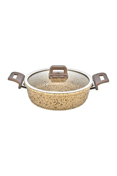 FİTHOME Beige Rice Pot - Fireproof Cast Granite