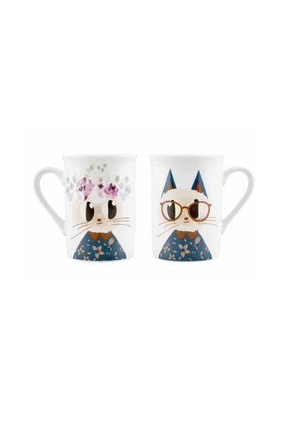 Paşabahçe Porcelain Mug Set of 2 490 Cc