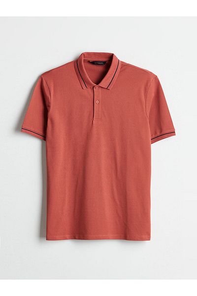 LC Waikiki Ανδρικό μπλουζάκι SOUTHBLUE Polo Neck Pique