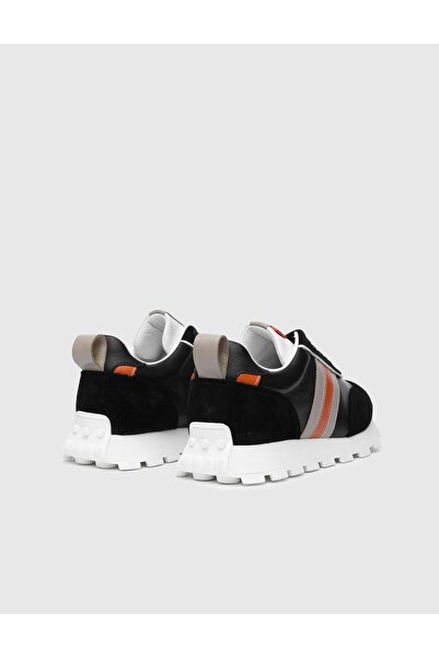 İLVİ Ferran Hakiki Süet Deri Erkek Siyah Spor Ayakkabı