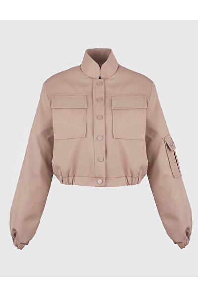 İLVİ Ambra Vizon Bomber Kadın Ceket