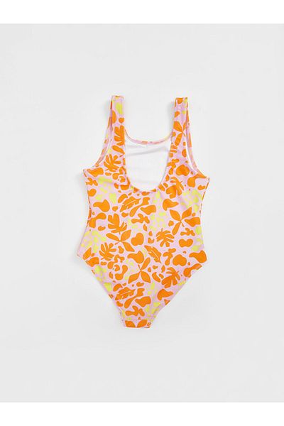 LC Waikiki Pink Quick Dry Uv Protection Girls Swimsuit