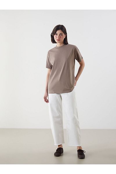 LC Waikiki New Season Stand Collar Women's T-Shirt - S5O045Z8