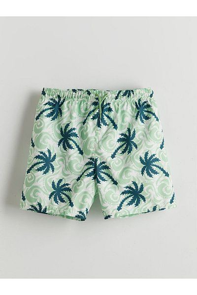 LC Waikiki LCW Παιδικό Πράσινο Σορτς Μαγιό για αγόρια με προστασία UV Quick Dry