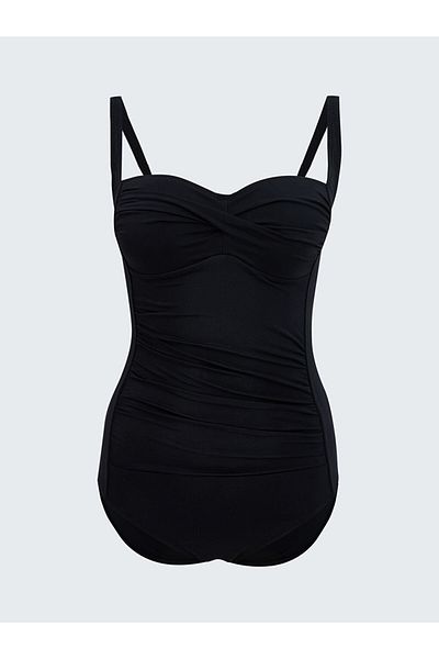 LC Waikiki Costum de baie pentru damă cu cusături și detaliu Buzgu din noua sezon - S54223Z8