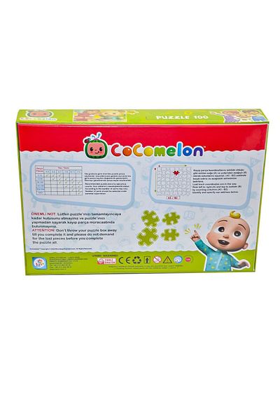 HAZEGO CO7778 Cocomelon 100 Pieces - Utku Toy