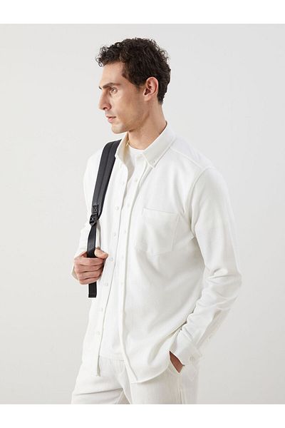 LC Waikiki Regular Fit Long Sleeve Oxford Men's Shirt