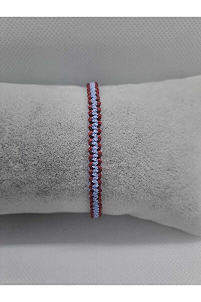 ACCESORİOS Bordo Mavi Taraftar Bileklik-makrome Bileklik-hediyelik Bileklik-i...