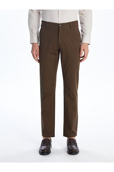 LC Waikiki Lcwaikiki Classic Brown Standard Fit Men's Chino Pants