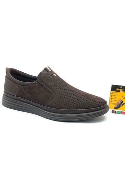Kids Club Shoes Forex 4010-1 Мъжки ежедневни обувки от естествена кожа, препоръчани от Dr. Recommended, КАФЯВИ