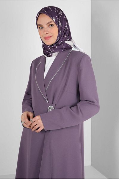 Alvina STONE DETAILED CREPE DOUBLE PANT SUIT 30332