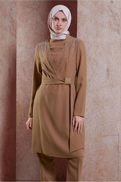 Alvina 30279 Model Stone Detailed Trousers Set