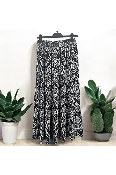 Gökçe Giyim Selçuklu Viskon Katlı Etek