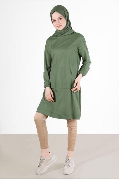 Alvina Hooded Pocket Tunic 42557