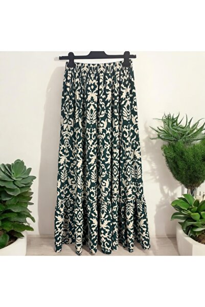 Gökçe Giyim Harem Viskon Katlı Etek
