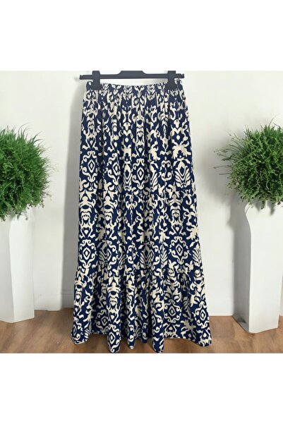 Gökçe Giyim Harem Viskon Katlı Etek