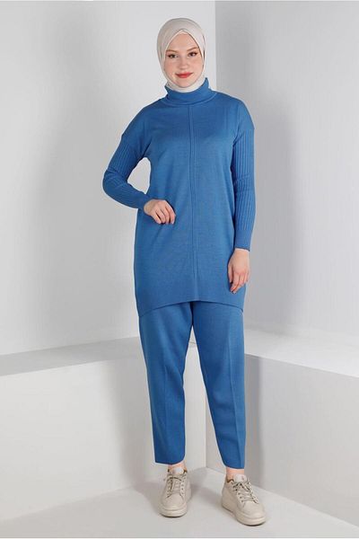 Alvina FISHERMAN'S COLLAR BASIC ΔΙΠΛΟ ΠΑΝΤΕΛΟΝΙ. ΣΕΤ ΠΛΕΚΤΟ 43216