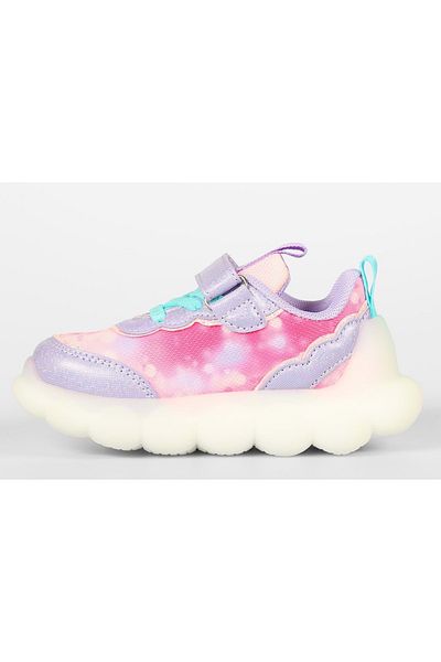 Vicco Balloon Lighted Orthopedic Children's Sports Shoes Lilac