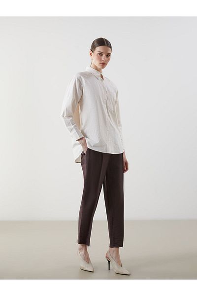 LC Waikiki New Season Elastic Waist Carrot Cut Women's Trousers - S5Fu64Z8
