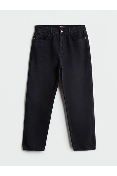 LC Waikiki Lcw Jeans Black Baggy Fit Men's Jeans Pants